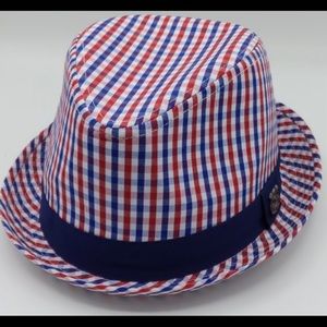 NWT Nick Graham Plaid Fedora